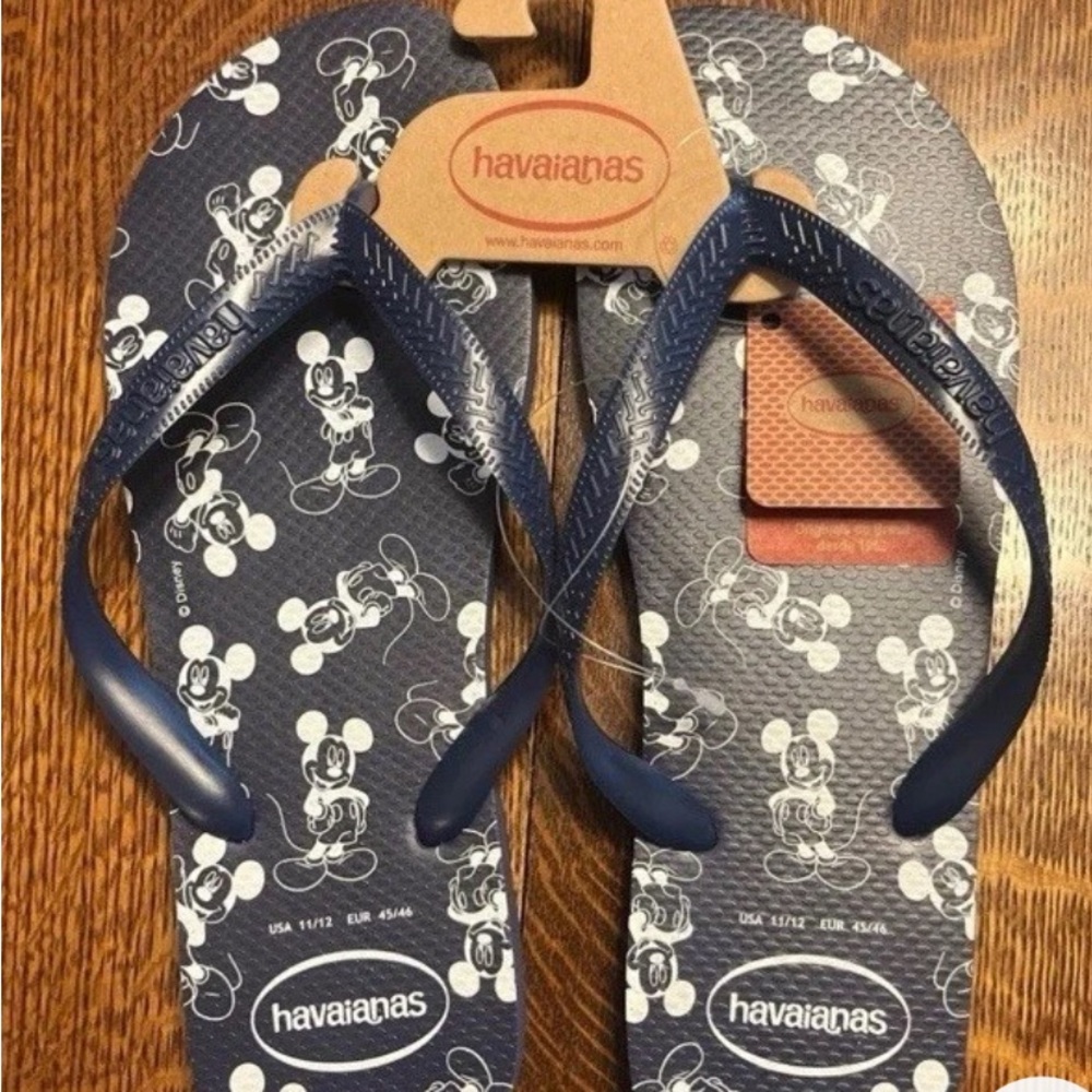 Havaianas Navy Blue Mickey Mouse Flip-Flops